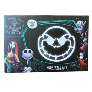 Jack Skellington The Nightmare Before Christmas Neon Wall Light